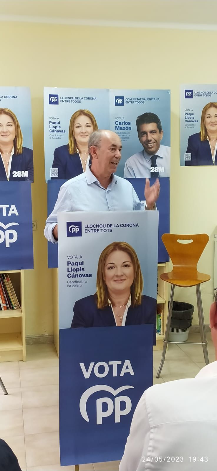 Presnetación candidatura de Paqui Llopis (PP) en Llocnou de La Corona