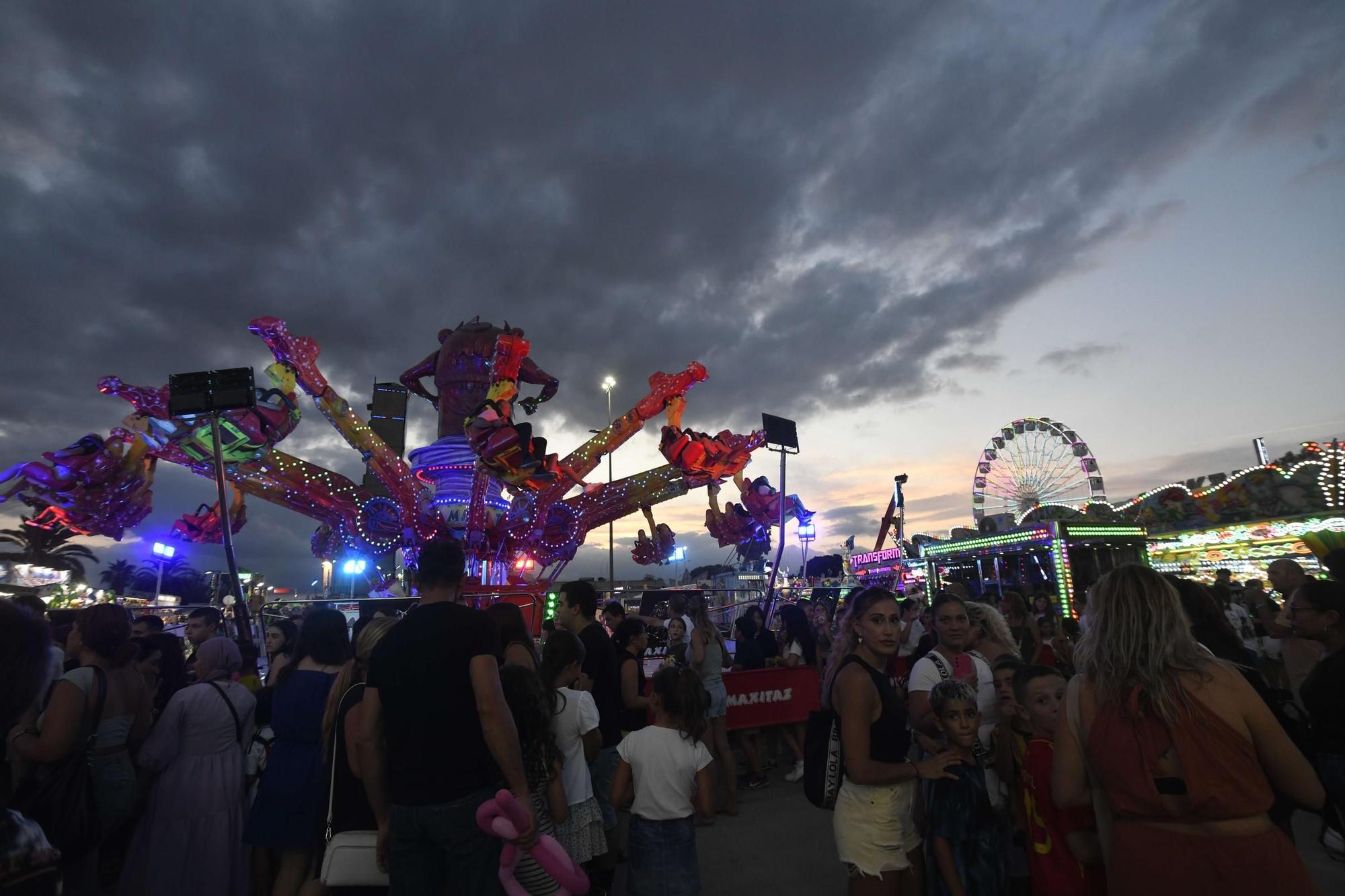 La inauguración de las atracciones de la Feria de Murcia en La Fica, en imágenes