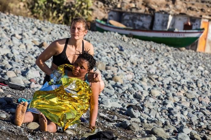 Llegada una patera al sur de Gran Canaria