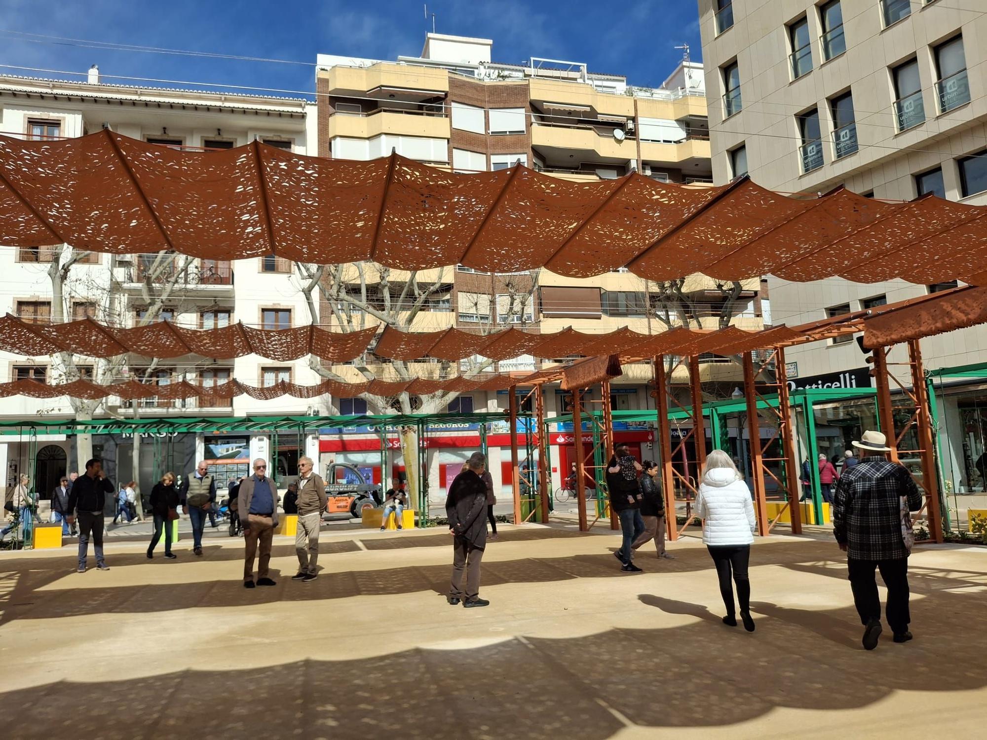 ¡Fuera las vallas! Así es la nueva plaza de Dénia