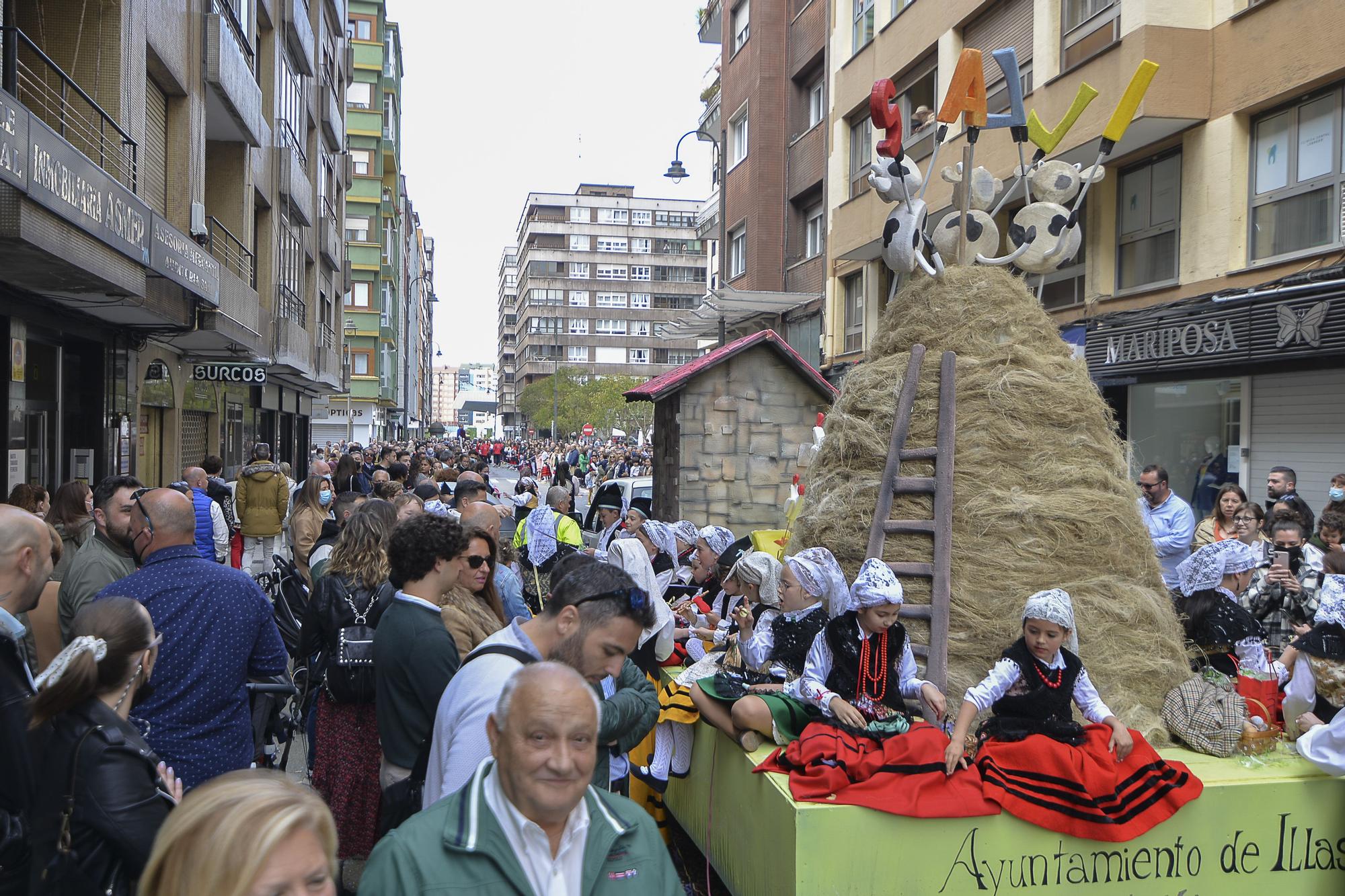 Inicio de las fiestas del Bollo de Avilés