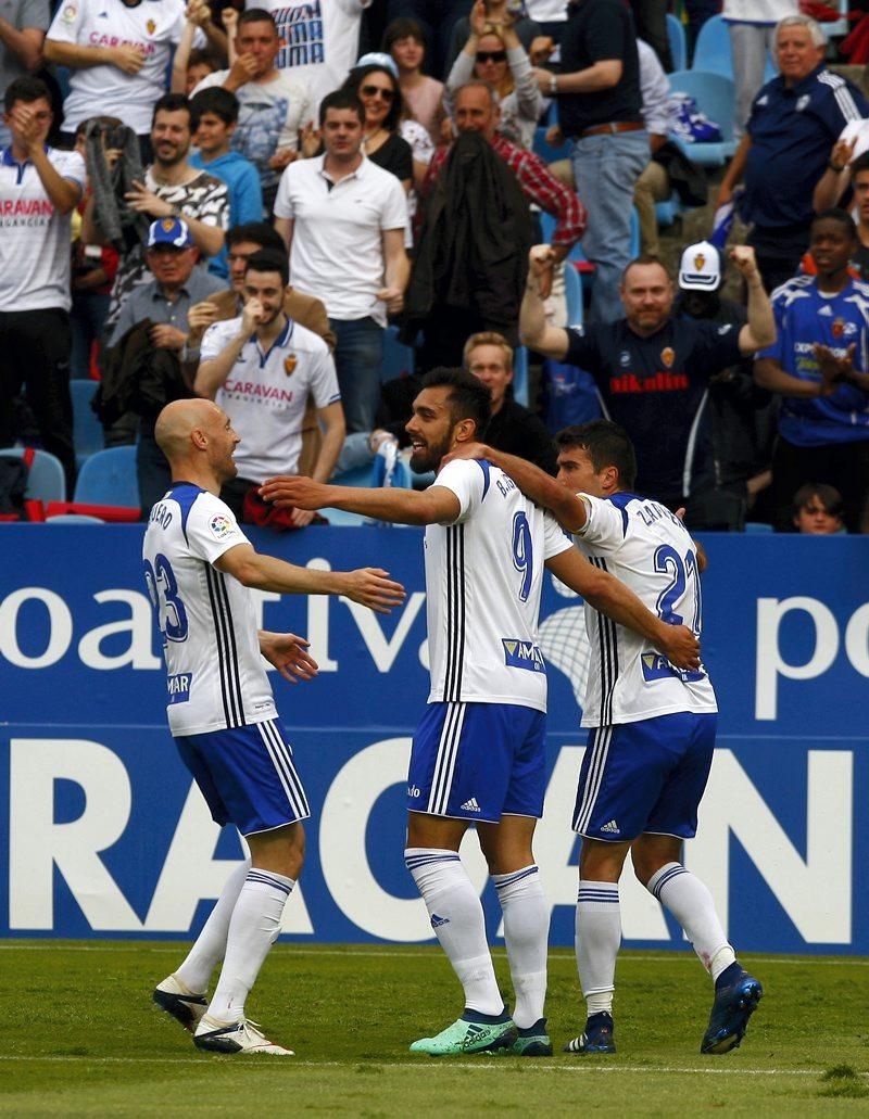 Sufrida victoria del Real Zaragoza contra el Sporting de Gijón