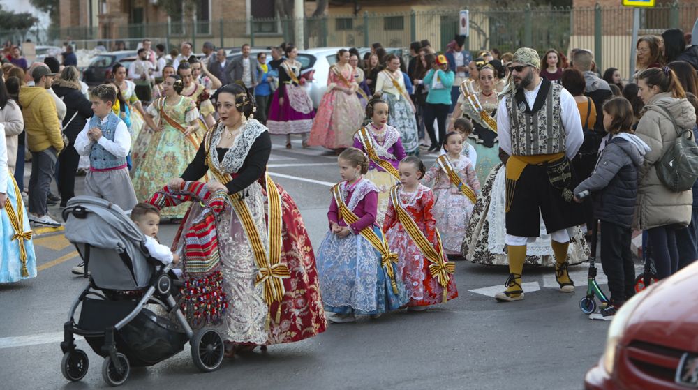 Visita de cortesía a las fallas del Port de Sagunt