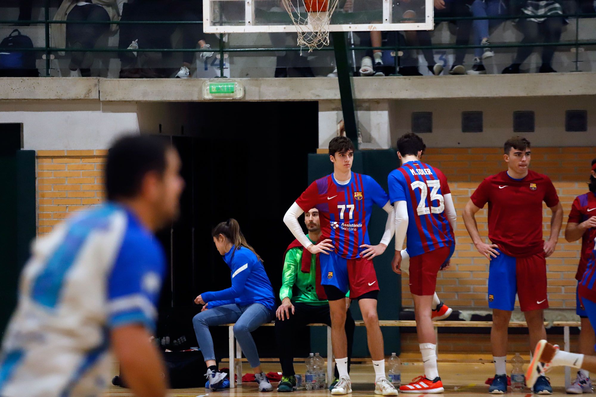 Pablo Urdangarin, en Málaga con su equipo de balonmano