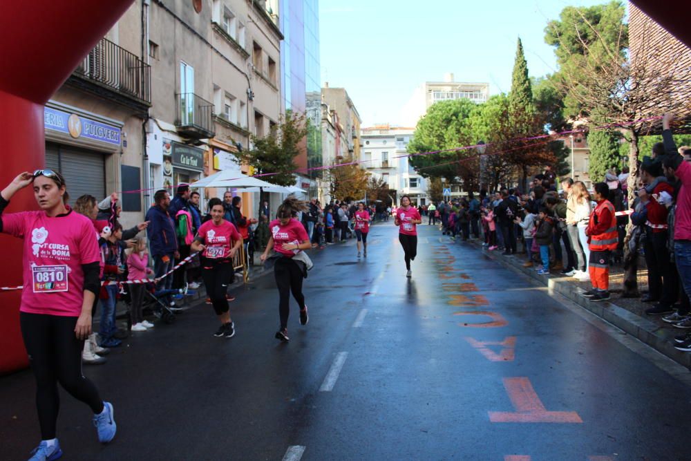 FOTOS de l''arribada de la Cursa de la Dona