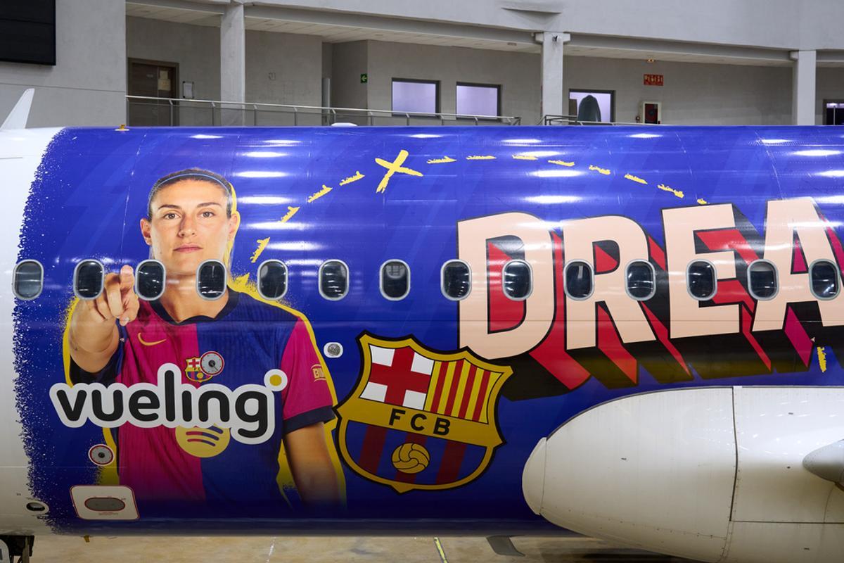 Vueling y el Barça Femenino presentan el nuevo avión del equipo inspirado en la trayectoria de sus jugadoras