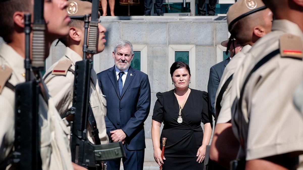 Declaraciones de Fernando Clavijo en Candelaria en el día de la patrona de Canarias