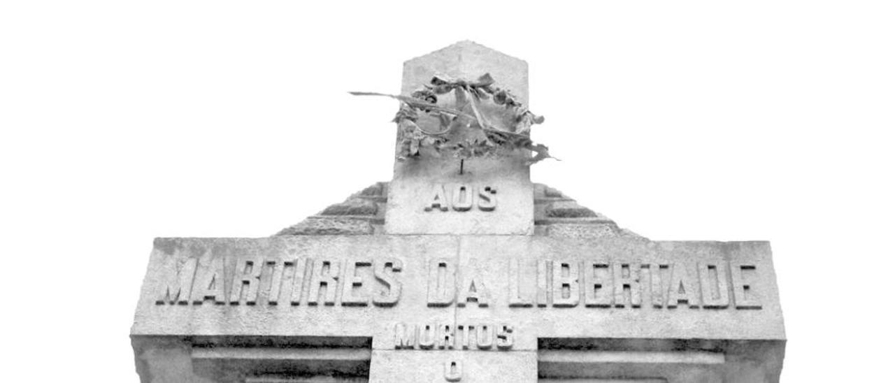Monumento aos revolucionarios de 1846 en Carral (A Coruña).