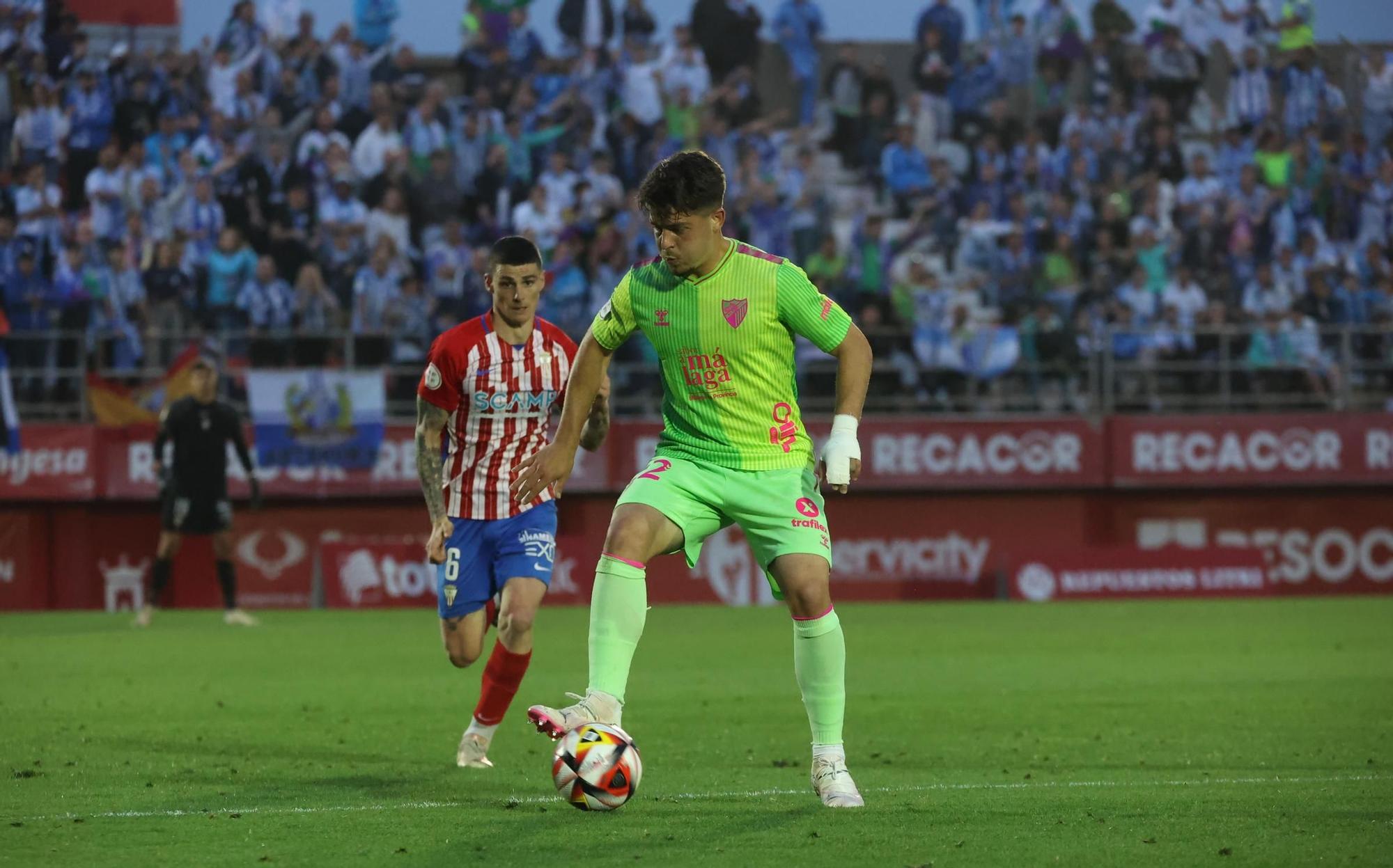 Una imagen del Algeciras - Málaga CF, disputado en el Nuevo Mirador. Foto: LOF