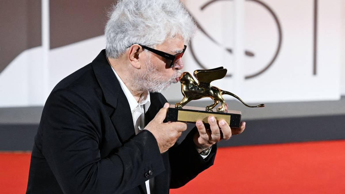 Pedro Almodóvar gana el León de Oro en el Festival de Venecia por 'La habitación de al lado', su nueva película a favor de la eutanasia