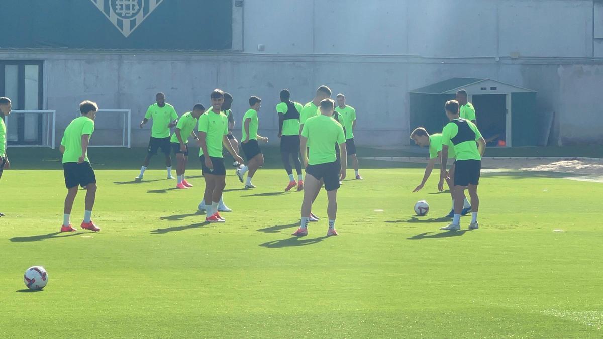 Entrenamiento del Real Betis Balompié