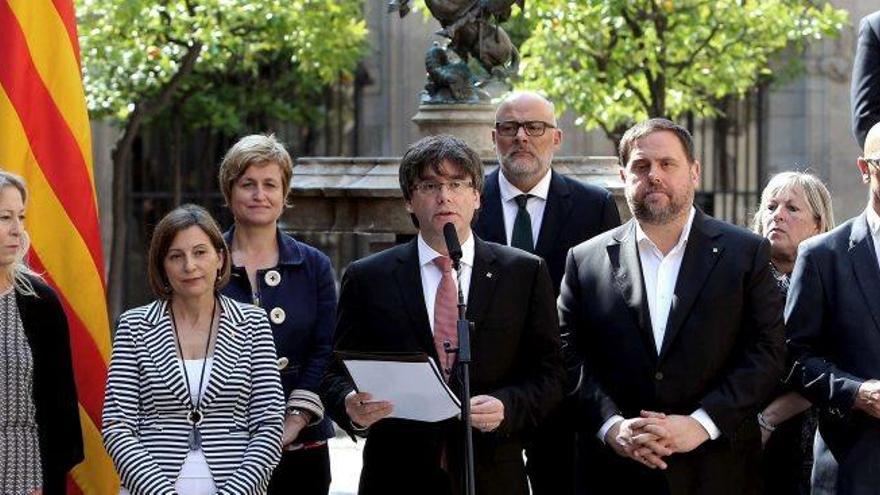 Puigdemont va anunciar divendres la data i la pregunta pel referèndum