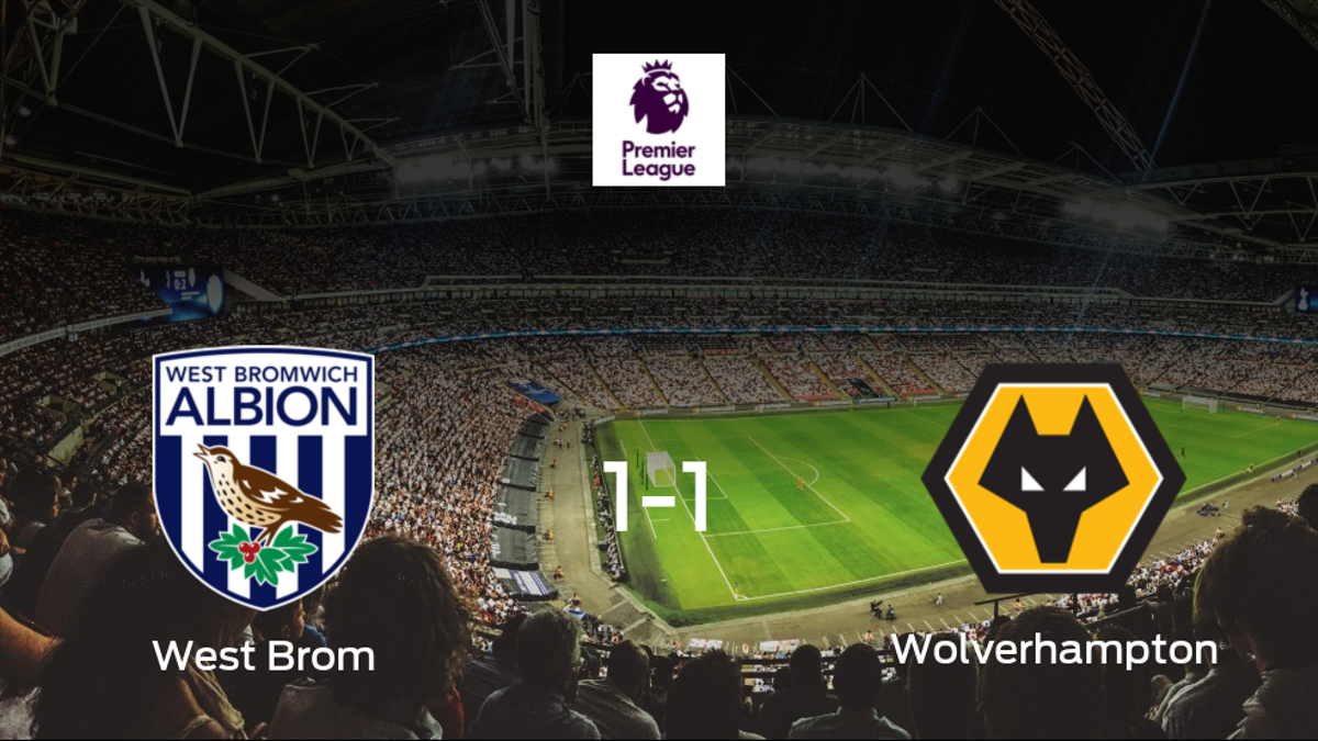 Reparto de puntos entre el West Bromwich Albion y el Wolverhampton Wanderers (1-1)