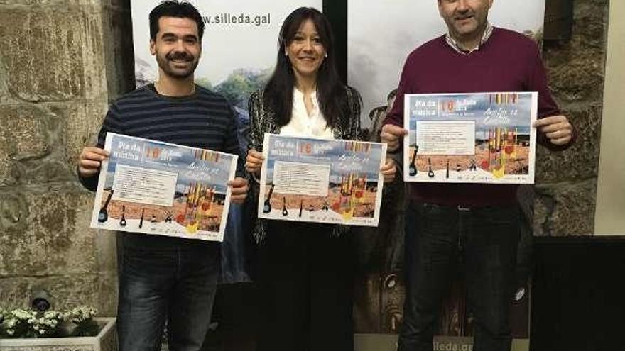 Agulló, González y Rodríguez, ayer, en la presentación del evento.