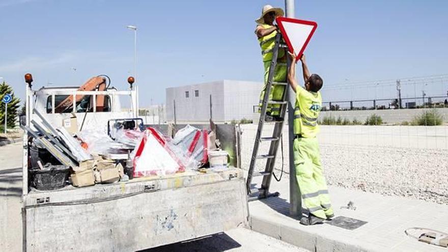 Adif recuperará la próxima semana el doble carril de Marqués de Molins