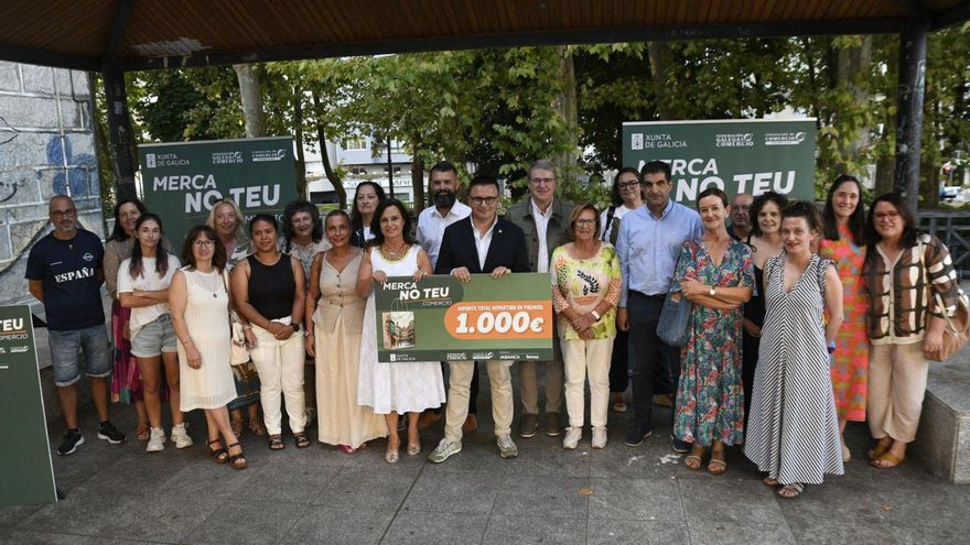 Entrega de premios de la campaña «Merca no teu comercio». |  Cedida