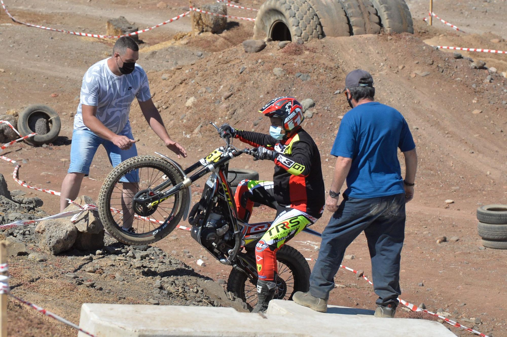 Primera prueba del Campeonato de Canarias de trial en una zona anexa a Las Terrazas (9/05/2021)