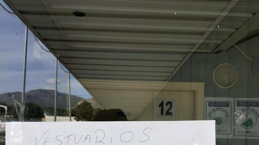 dorm denuncia el cierre de semanas de los vestuarios en los campos Hermanos Martínez Munuera