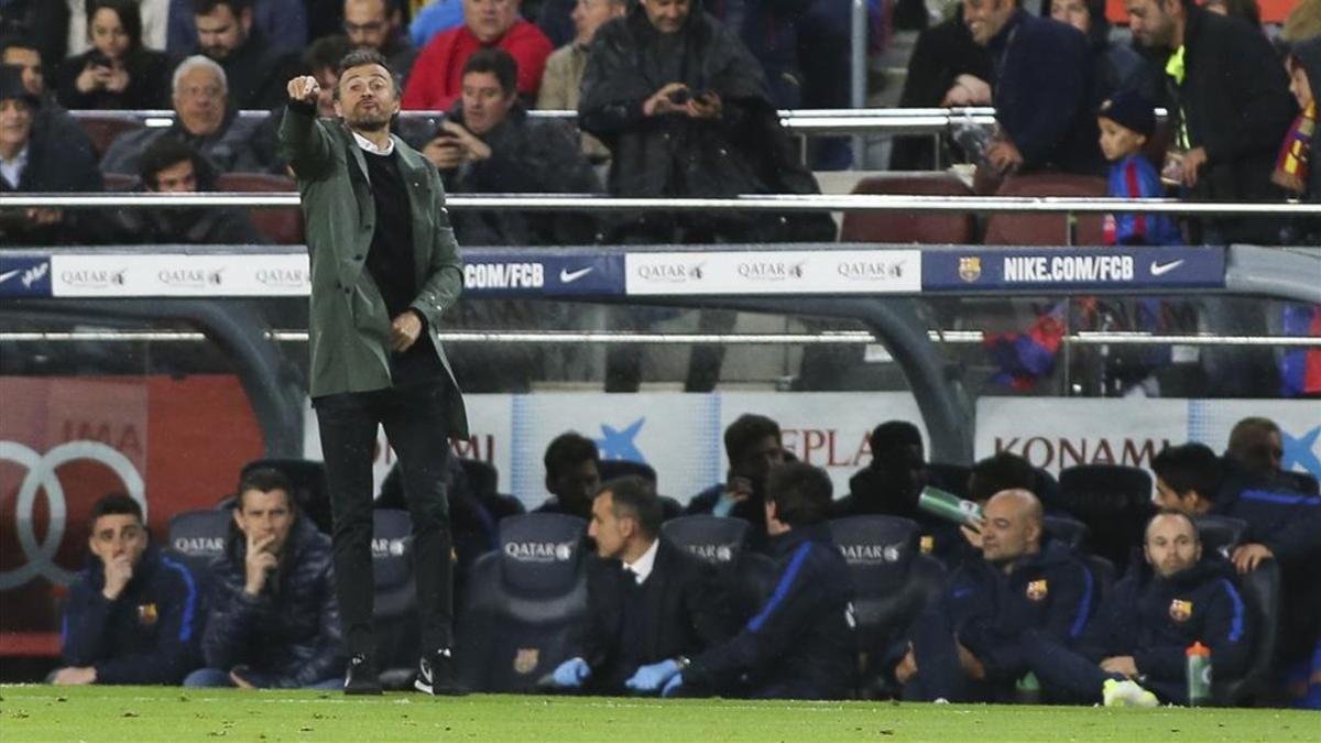 Luis Enrique ha liderado el banquillo del Camp Nou durante tres temporadas