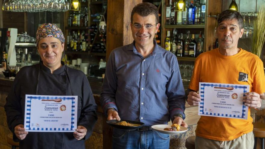 Los restaurantes Xerfa y O Vasko vencen en el concurso Sanxenxo Degusta Tapas