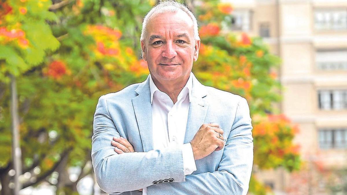Luis Campos, portavoz parlamentario de Nueva Canarias-Bloque Canarista.