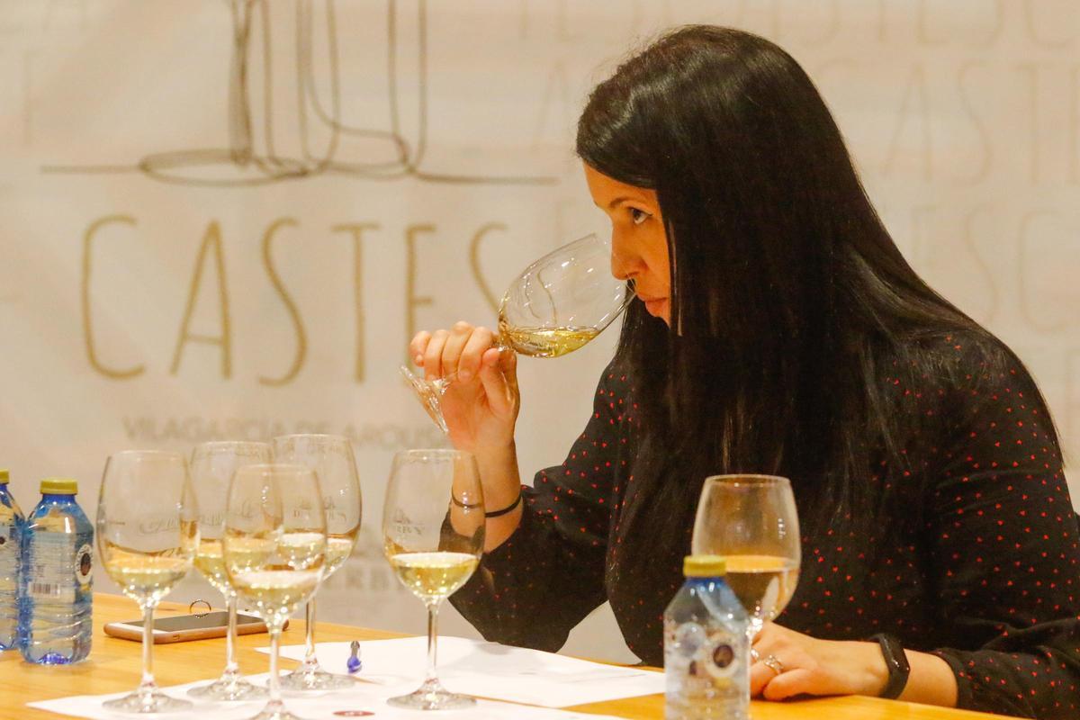 Una asistente a la anterior cita con Castes.