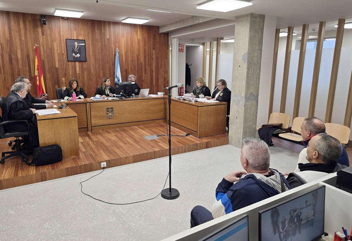 Un momento del juicio en la sección quinta de la Audiencia Provincial el pasado 10 de febrero.