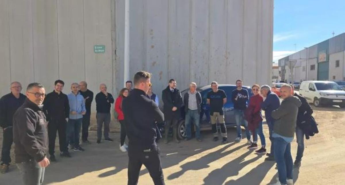 Una reunión mantenida por empresarios del polígono con representantes municipales tras la dana.