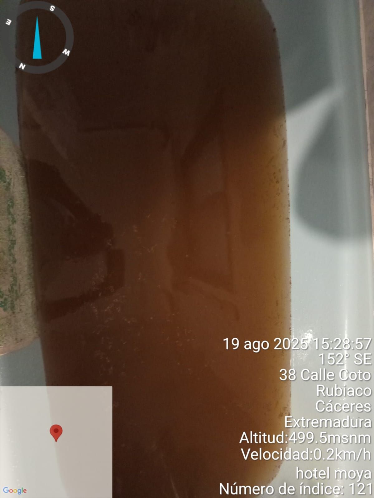 FOTOGALERÍA | Así sale el agua del grifo en Nuñomoral