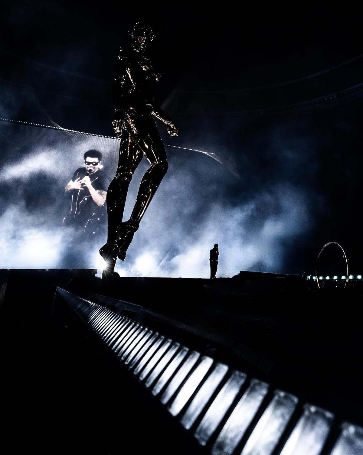 The Weeknd, anoche en Madrid.