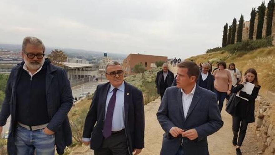 Roger Cerdà participa en  el homenaje a las víctimas  del bombardeo de Lleida