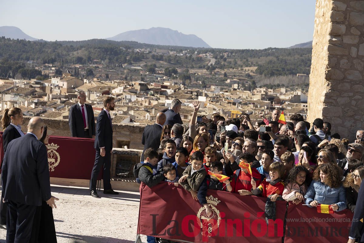 Visita de los reyes de España a Caravaca (explanada de la Basílica)