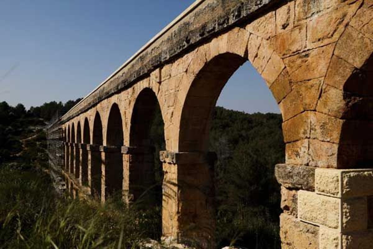 Acueducto de les Ferreres, también conocido como Puente del Diablo, a las afueras de Tarragona.