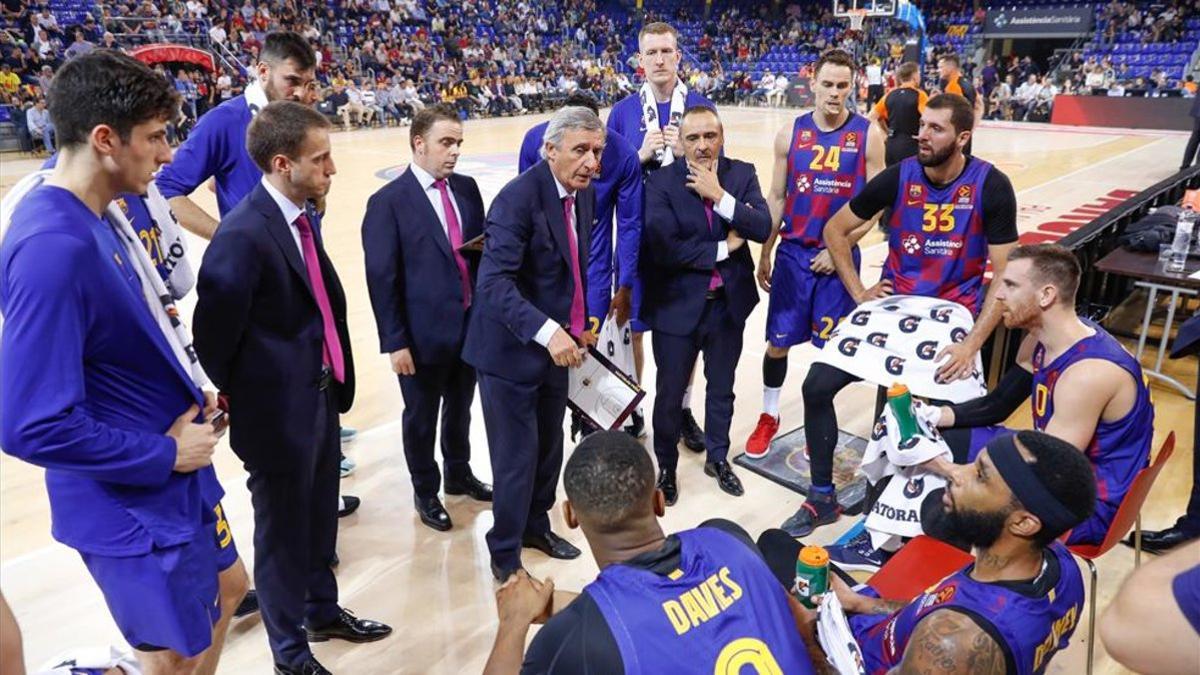 Pesic, durante un tiempo muerto