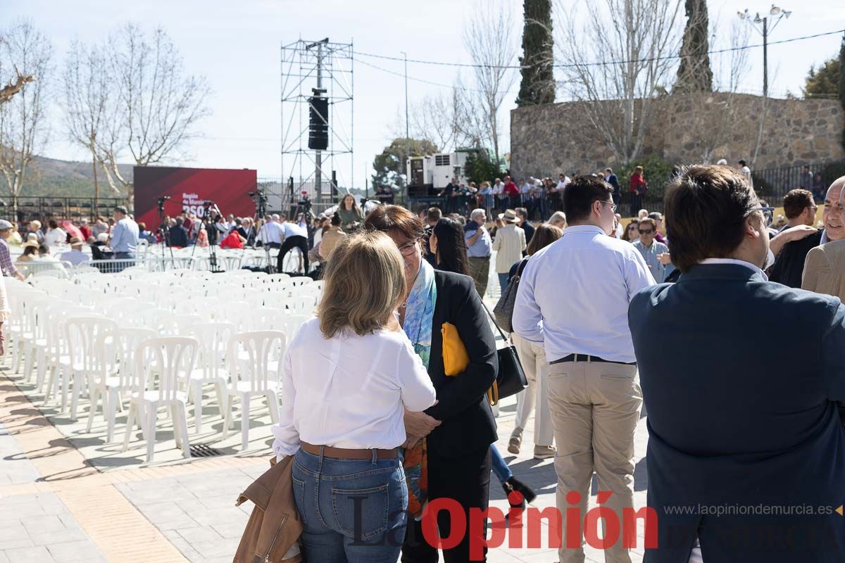 Presentación de José Vélez como candidato del PSOE a la presidencia de la Comunidad