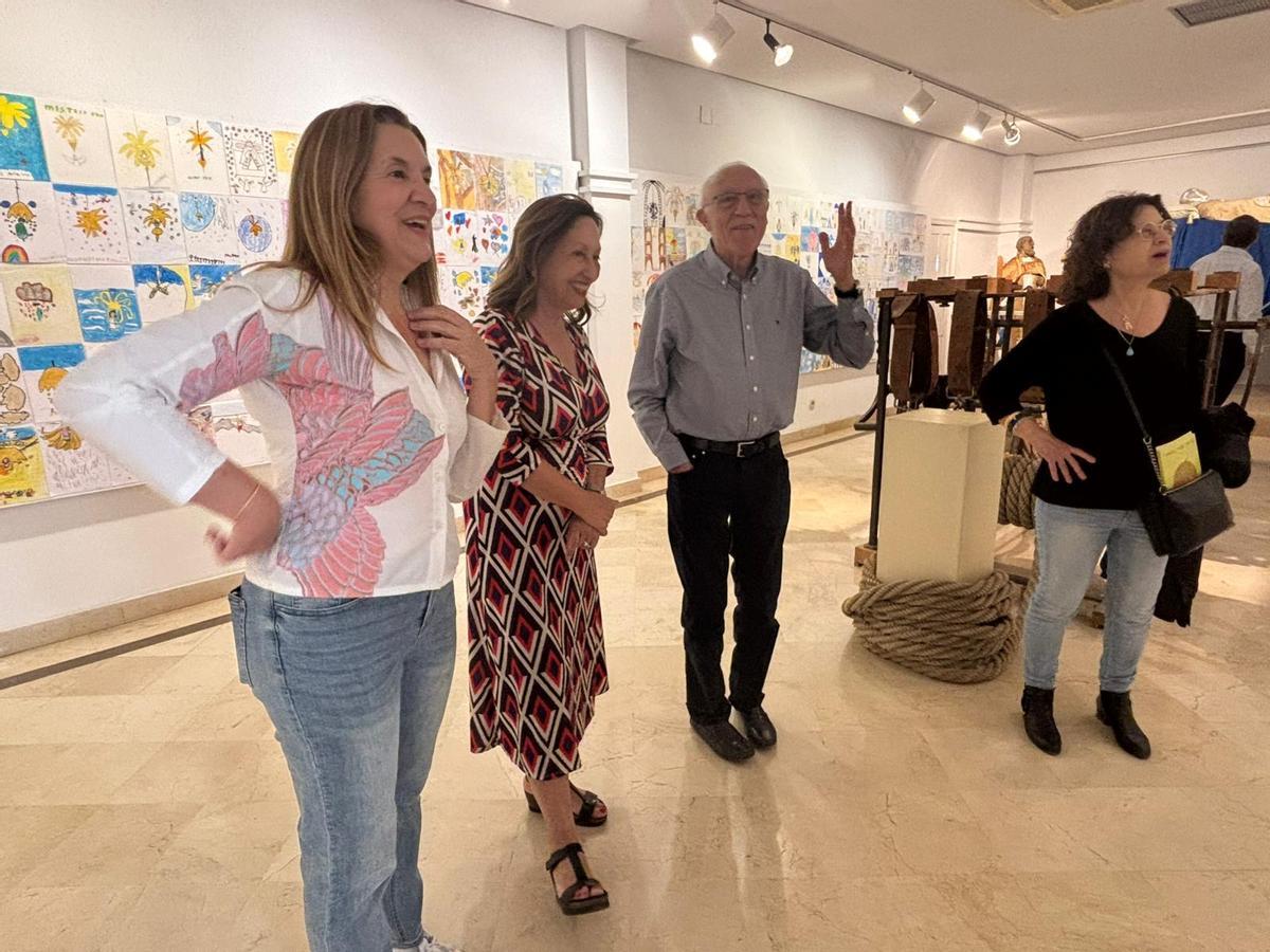 La exposición se encuentra en la sala Gudie Lawaetz de la Casa de la Festa de Elche