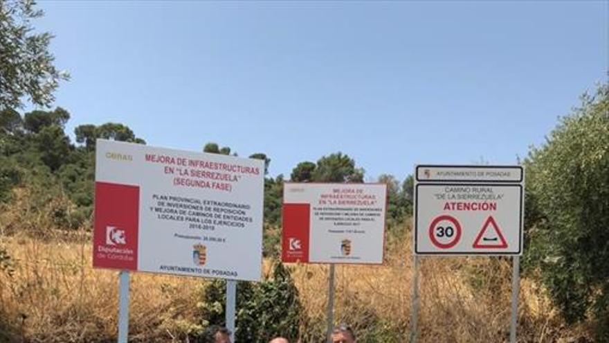 La Diputación invierte unos 40.000 euros en el camino de la Sierrezuela