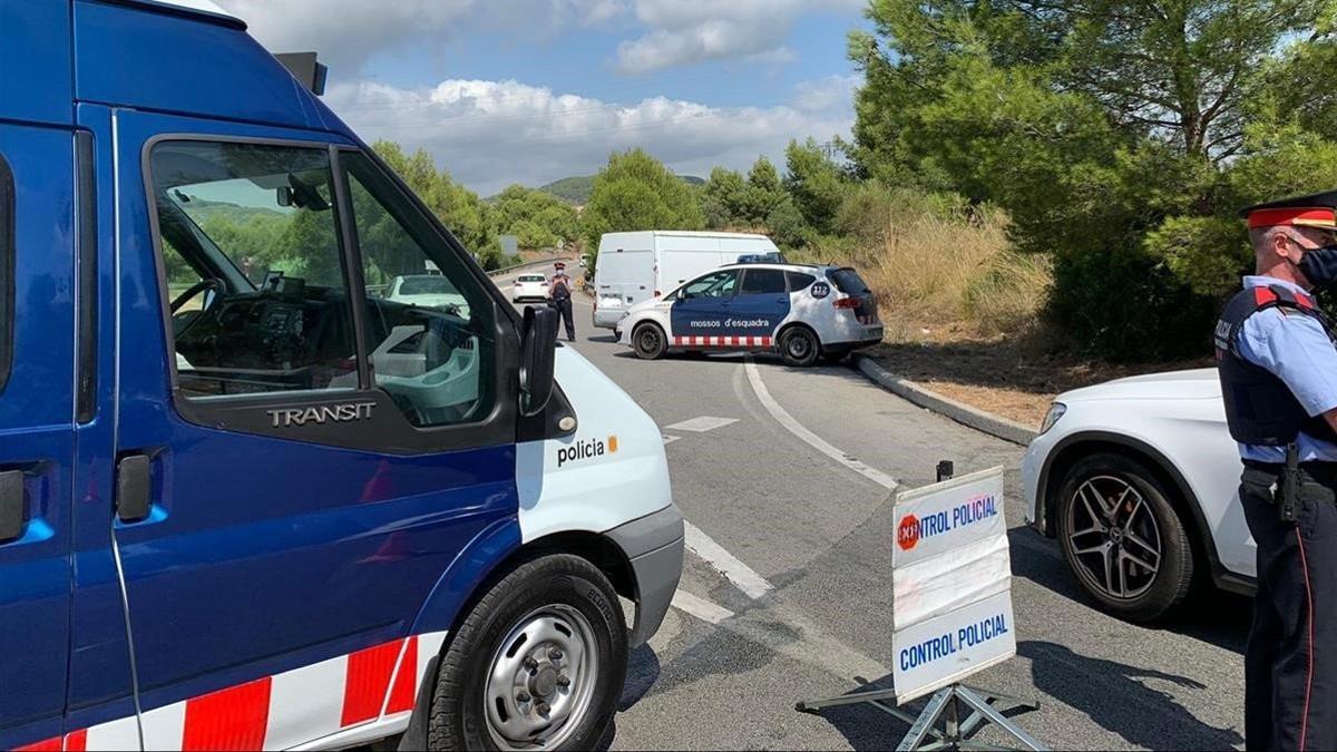 Control policial para prevenir robos en el Baix Llobregat