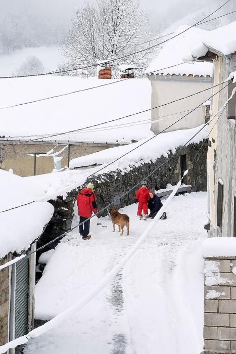 Temporal de nieve en Pajares