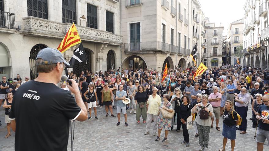 Clam per mantenir la &quot;mobilització&quot; com a &quot;palanca d&#039;agitació&quot; a la plaça del Vi de Girona