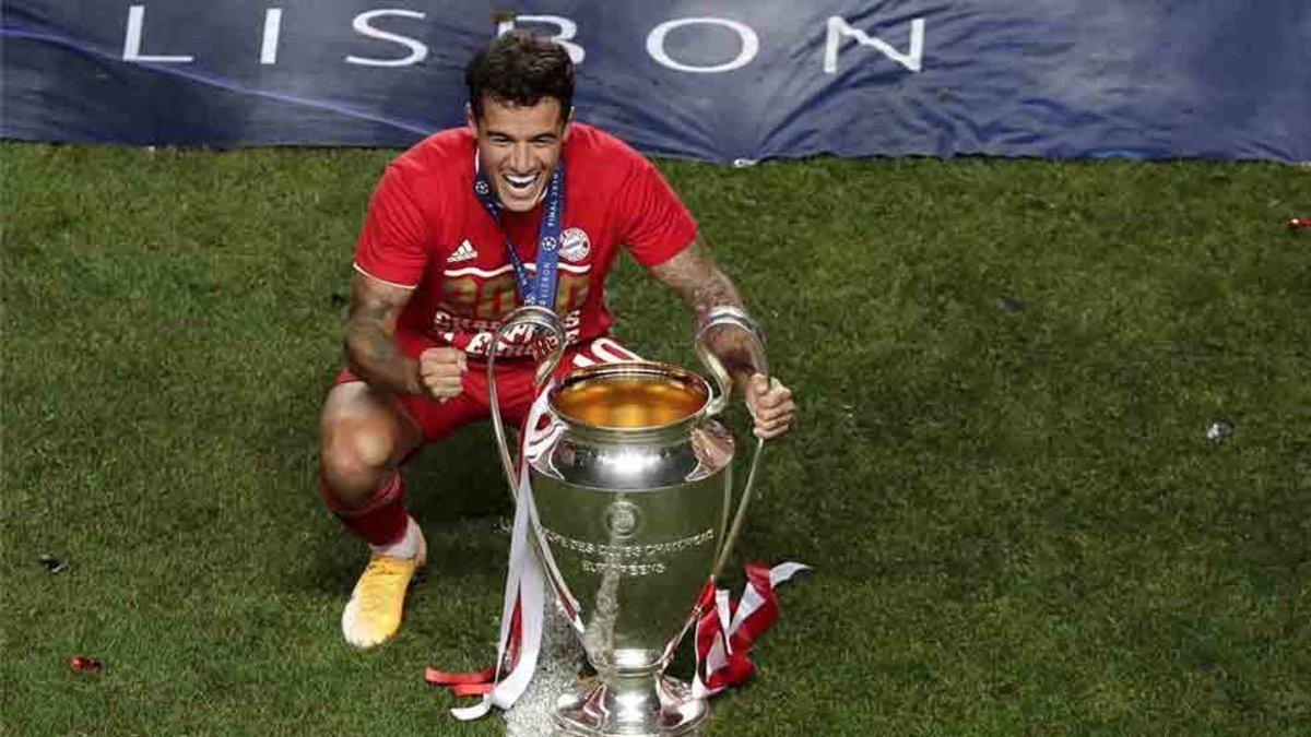 Coutinho consiguió la Champions League con el Bayern Munich