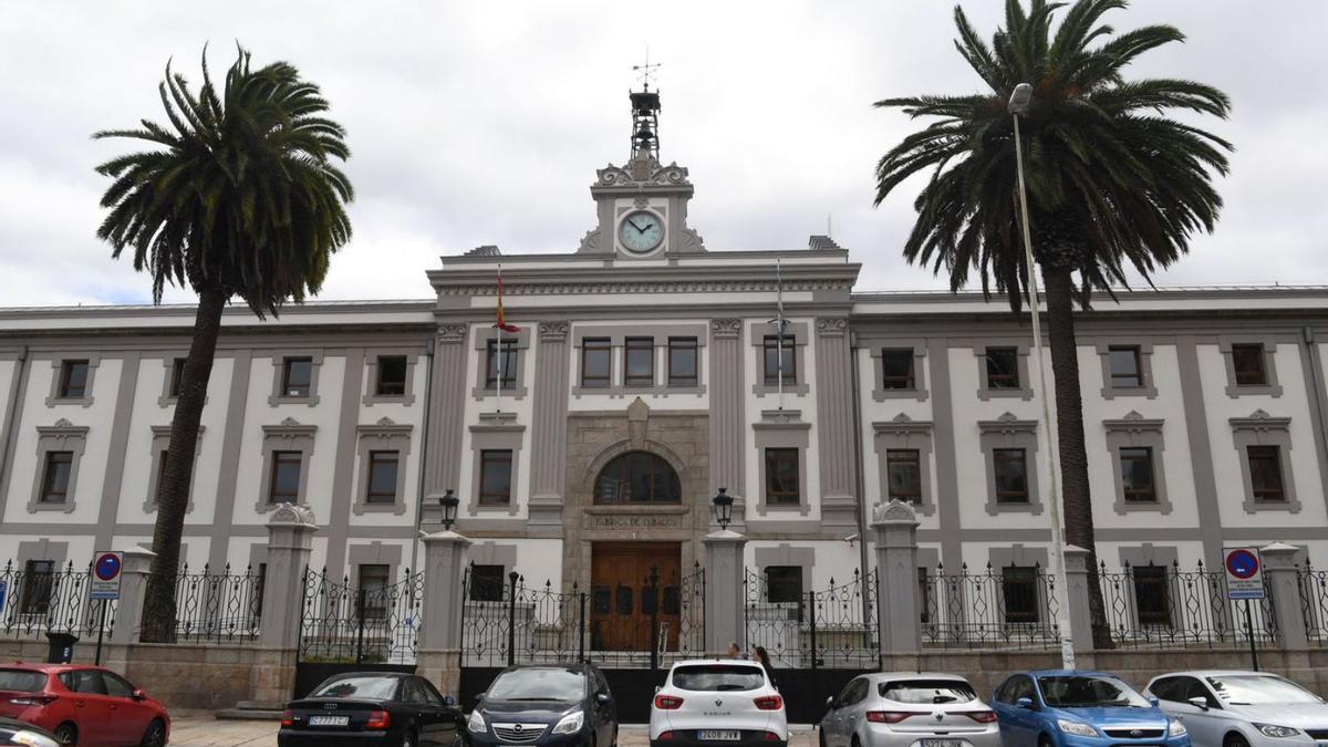 Edificio de la antigua Fábrica de Tabacos, ahora sede de la Audiencia Provincial de A Coruña.