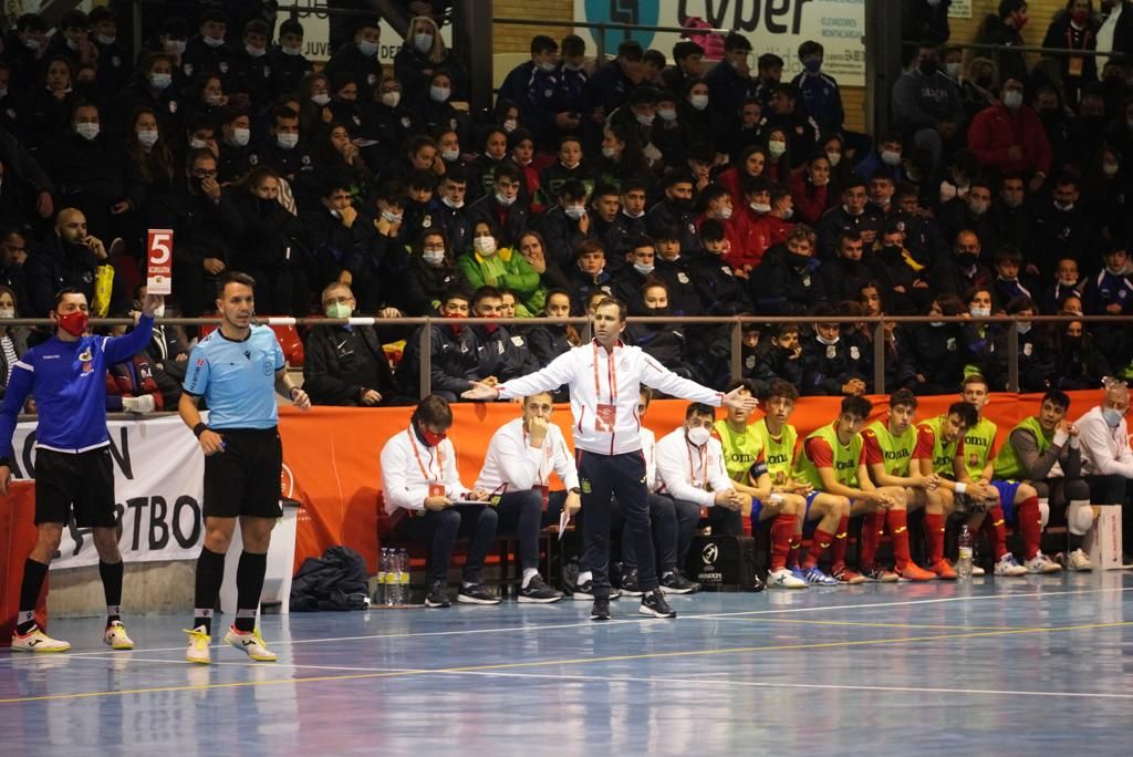 Las imágenes del España-Portugal de Futbol Sala Sub-19 en Pozoblanco