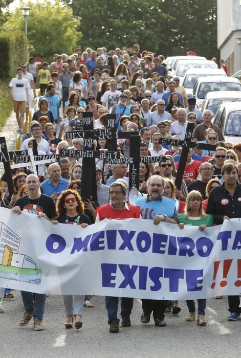 Manifestación por Un Meixoeiro "con futuro"