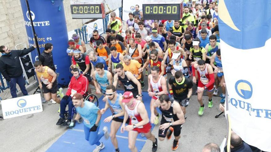 Benazzouz y Montalvo ganan la Mitja Marató Roquette de Benifaió