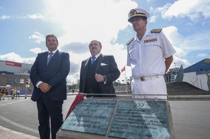 LAS PALMAS DE GRAN CANARIA. Monumento a la circunnavegación y nuevo muelle Elcano  | 12/11/2019 | Fotógrafo: José Pérez Curbelo