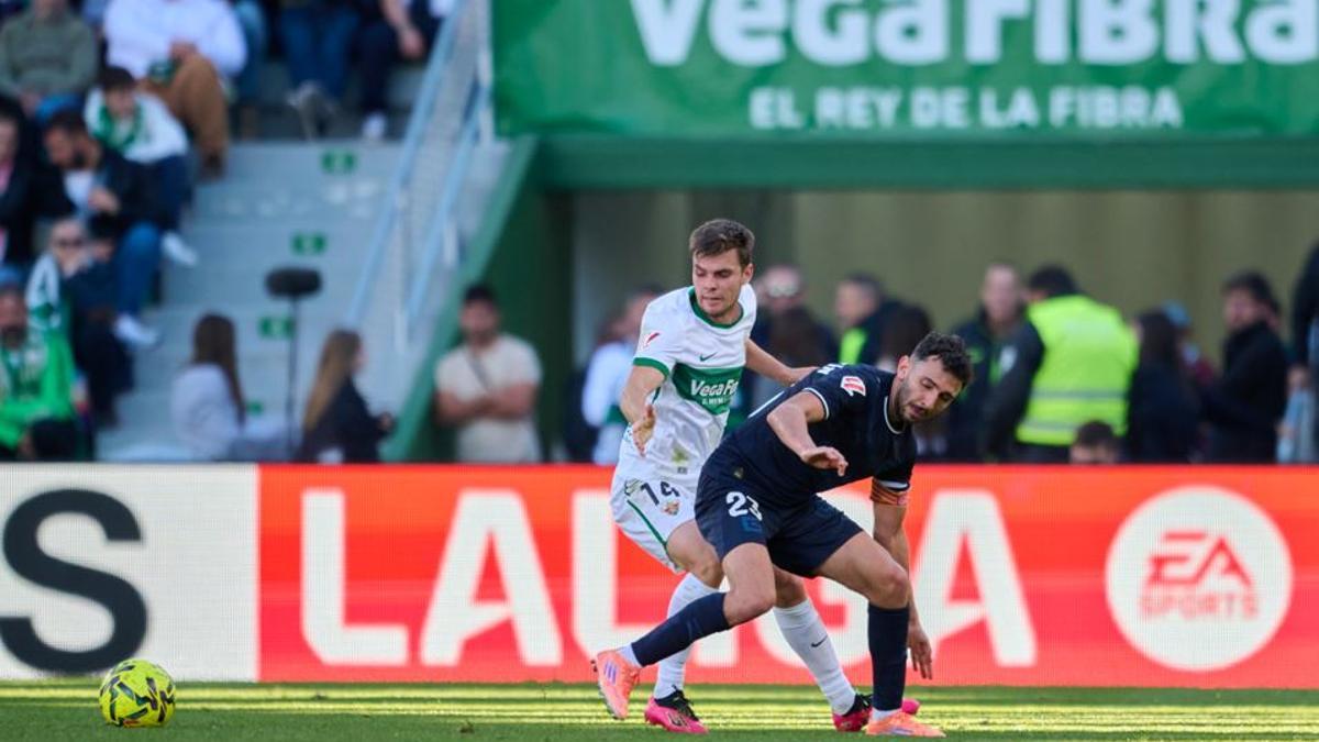 Iván Martín va ser molt crític amb la derrota a Elx.
