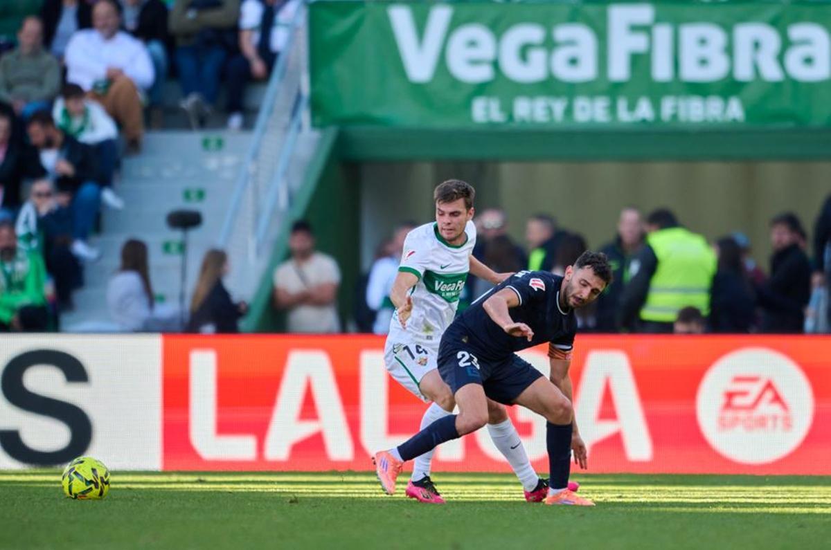 Iván Martín va ser molt crític amb la derrota a Elx.