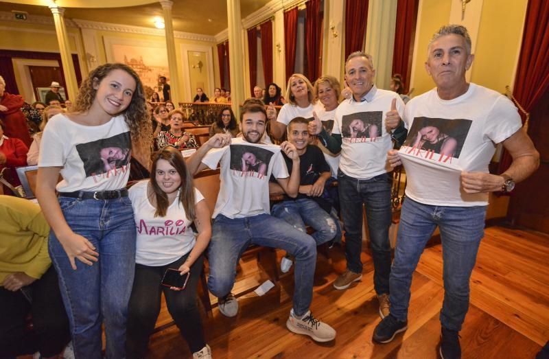 7/11/2018 GÁLDAR. Apoyo a Marilia, concursante de Operación Triunfo en el Teatro de Gáldar. FOTO: J. PÉREZ CURBELO  | 07/11/2018 | Fotógrafo: José Pérez Curbelo