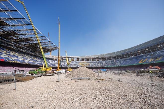 Así siguen las sorprendentes obras del Spotify Camp Nou